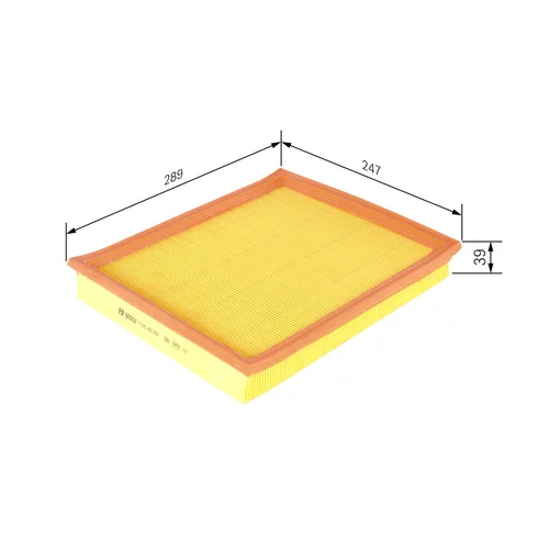 Vzduchový filter BOSCH F 026 400 004 - obr. 4