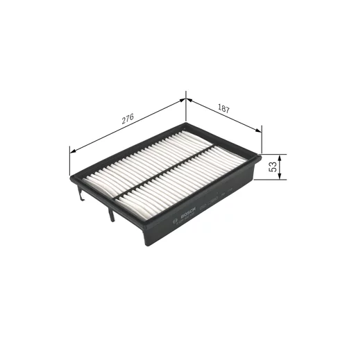 Vzduchový filter BOSCH F 026 400 129 - obr. 4