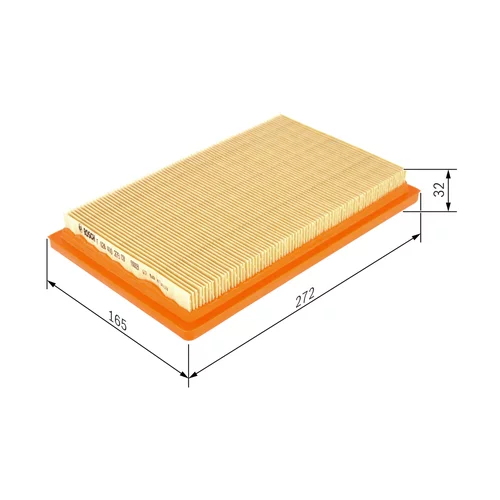 Vzduchový filter BOSCH F 026 400 273 - obr. 4