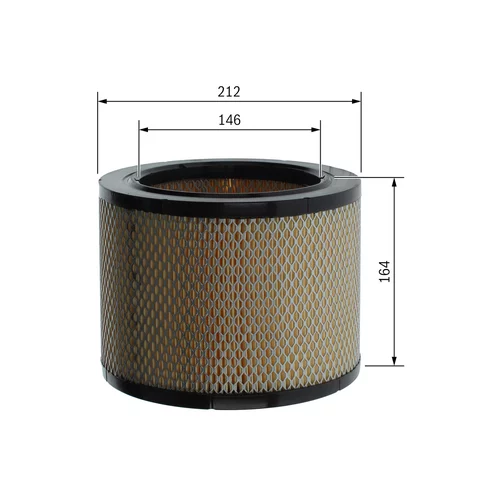 Vzduchový filter BOSCH F 026 400 316