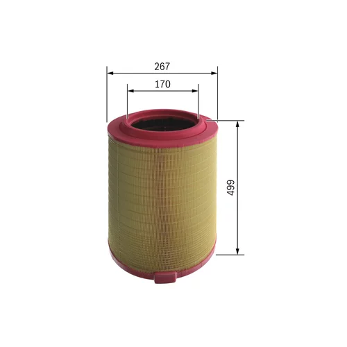 Vzduchový filter BOSCH F 026 400 641