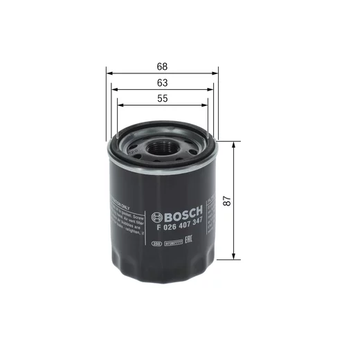 Olejový filter BOSCH F 026 407 347 - obr. 4