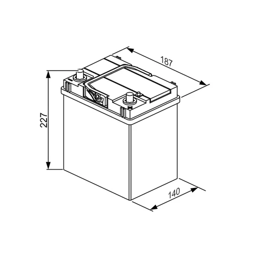 Štartovacia batéria 0 092 S40 180 /BOSCH/ - obr. 4