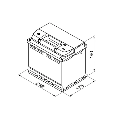 Štartovacia batéria BOSCH 0 092 S50 060 - obr. 5