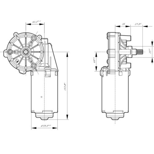 Motor stieračov BOSCH 0 986 337 209 - obr. 5