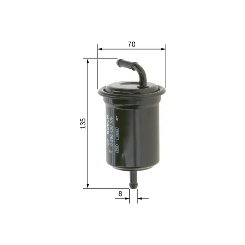 Palivový filter BOSCH 0 986 450 106 - obr. 4