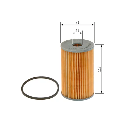 Olejový filter BOSCH 1 457 429 117 - obr. 4