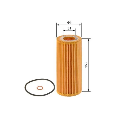 Olejový filter BOSCH 1 457 429 252 - obr. 4