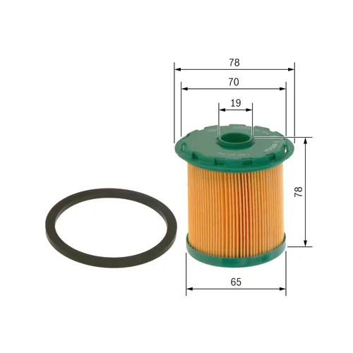 Palivový filter BOSCH 1 457 431 712 - obr. 4