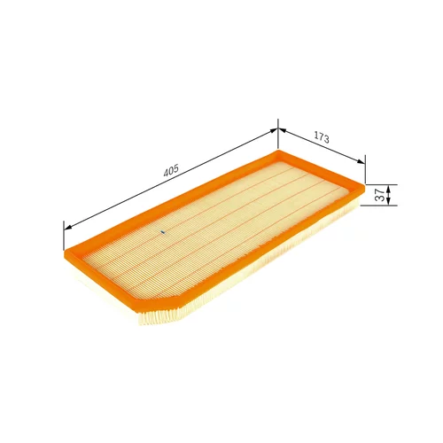 Vzduchový filter BOSCH 1 457 433 102 - obr. 4