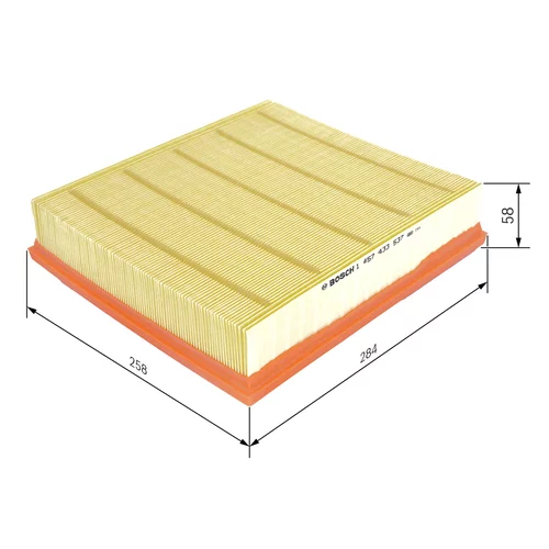 Vzduchový filter BOSCH 1 457 433 537 - obr. 4