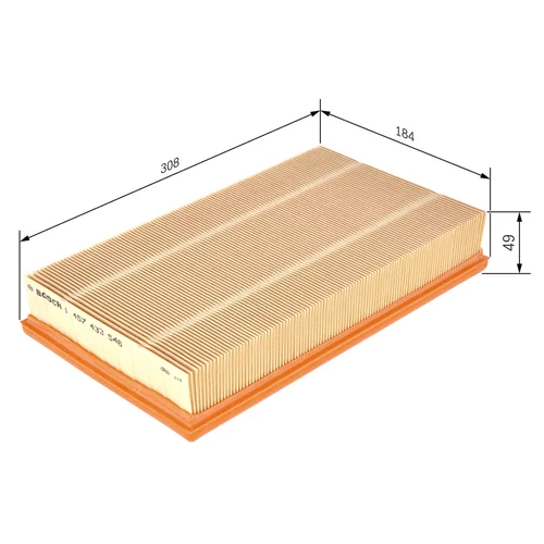 Vzduchový filter BOSCH 1 457 433 546 - obr. 4