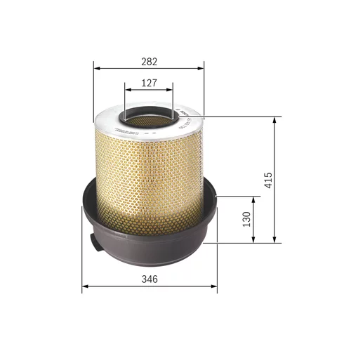 Vzduchový filter BOSCH 1 457 433 730 - obr. 4