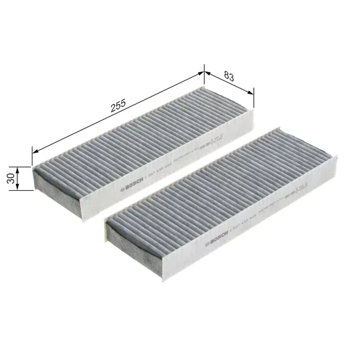 Filter vnútorného priestoru BOSCH 1 987 435 608 - obr. 4