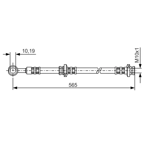 Brzdová hadica BOSCH 1 987 476 132 - obr. 3