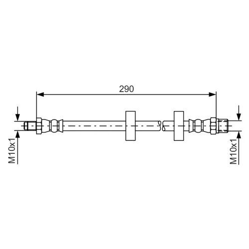 Brzdová hadica BOSCH 1 987 476 334 - obr. 3