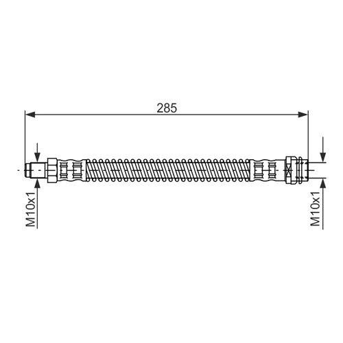 Brzdová hadica BOSCH 1 987 476 841