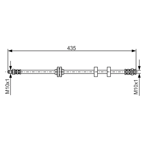 Brzdová hadica BOSCH 1 987 476 878 - obr. 4