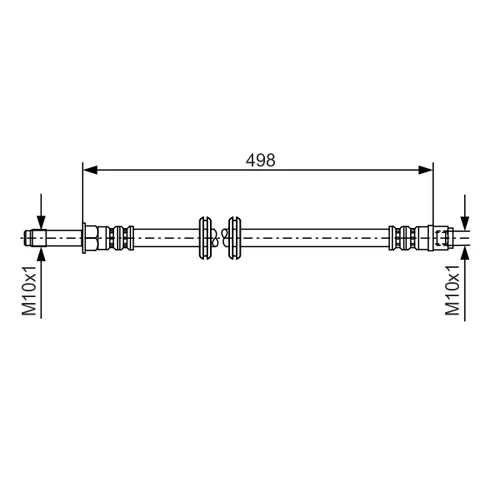 Brzdová hadica BOSCH 1 987 481 006