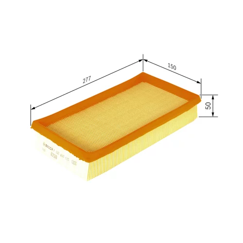 Vzduchový filter F 026 400 015 /BOSCH/ - obr. 4