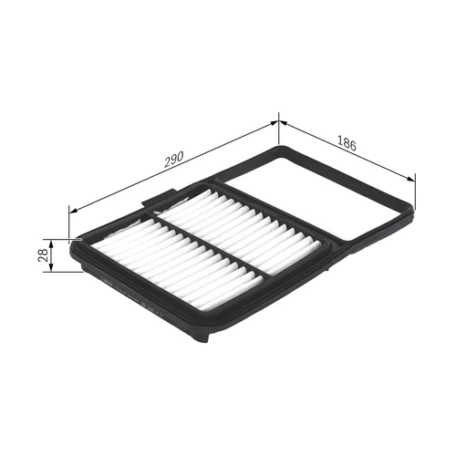 Vzduchový filter BOSCH F 026 400 170 - obr. 4