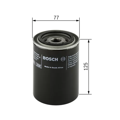 Vzduchový filter BOSCH F 026 400 392 - obr. 2