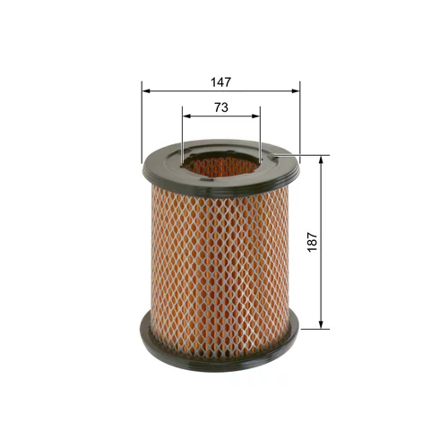 Vzduchový filter BOSCH F 026 400 491 - obr. 4