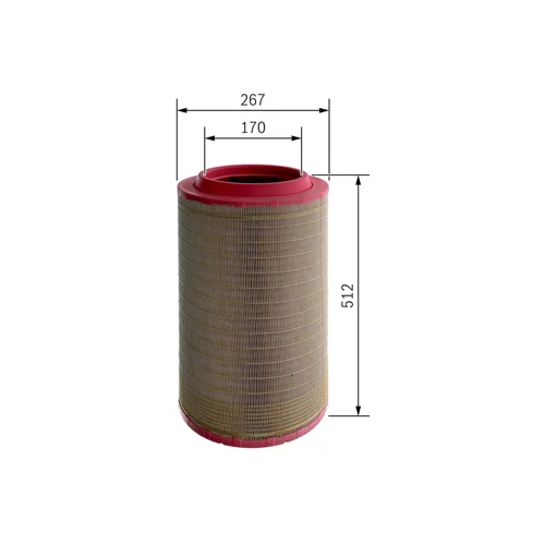 Vzduchový filter BOSCH F 026 400 532