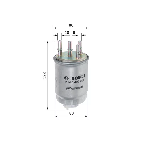 Palivový filter BOSCH F 026 402 224 - obr. 4