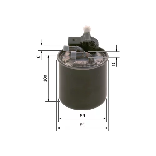 Palivový filter BOSCH F 026 402 837 - obr. 4