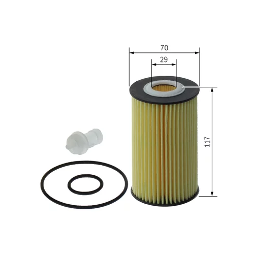 Olejový filter BOSCH F 026 407 107 - obr. 4