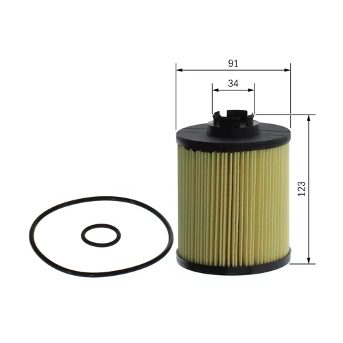 Olejový filter BOSCH F 026 407 323 - obr. 4