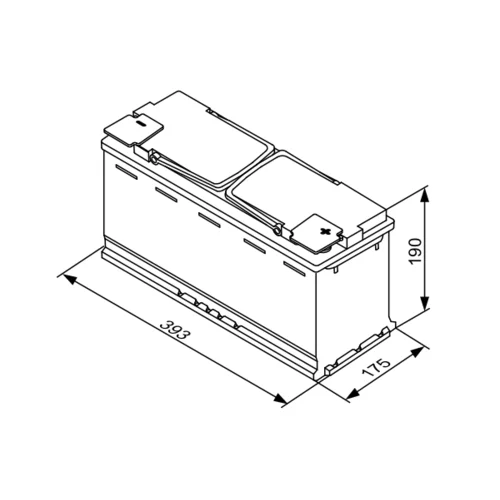 Štartovacia batéria 0 092 S5A 150 /BOSCH/ - obr. 5