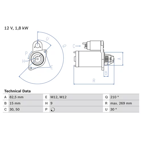 Štartér 0 986 016 240 /BOSCH/ - obr. 4