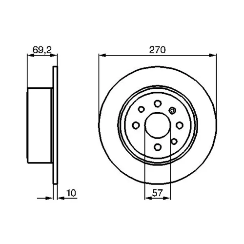 Brzdový kotúč 0 986 478 420 /BOSCH/ - obr. 4