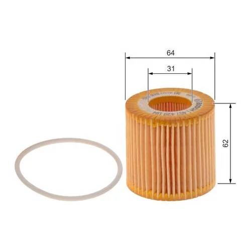 Olejový filter BOSCH 1 457 429 194 - obr. 4