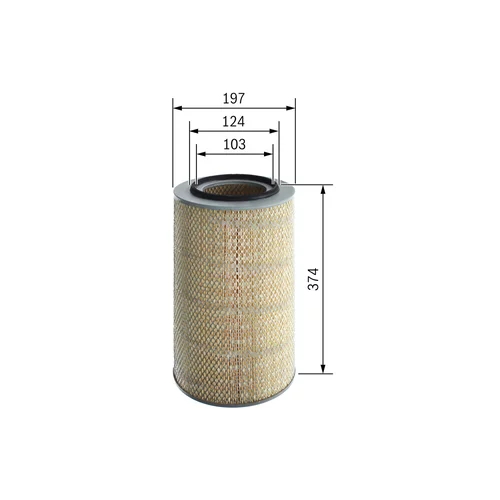 Vzduchový filter BOSCH 1 457 429 950 - obr. 4