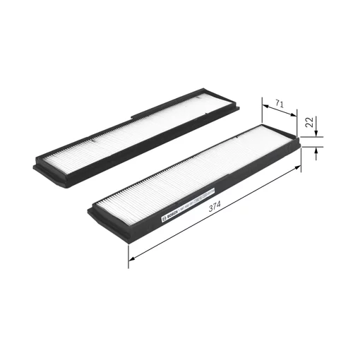 Filter vnútorného priestoru BOSCH 1 987 432 051 - obr. 4