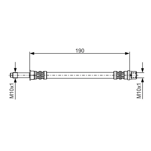 Brzdová hadica BOSCH 1 987 476 310