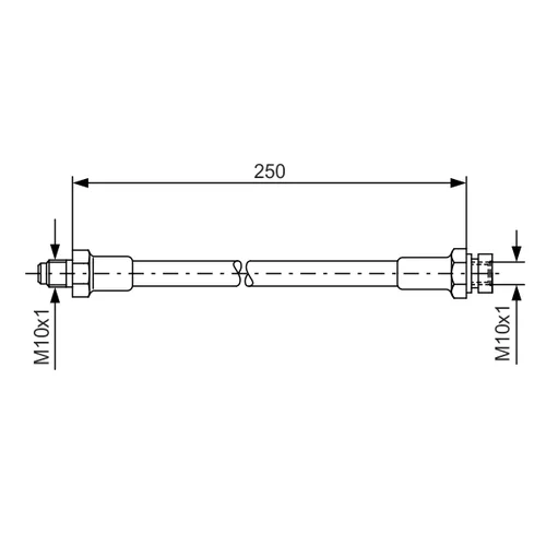 Brzdová hadica BOSCH 1 987 476 348