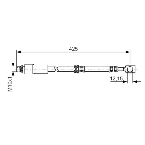 Brzdová hadica BOSCH 1 987 476 386 - obr. 3