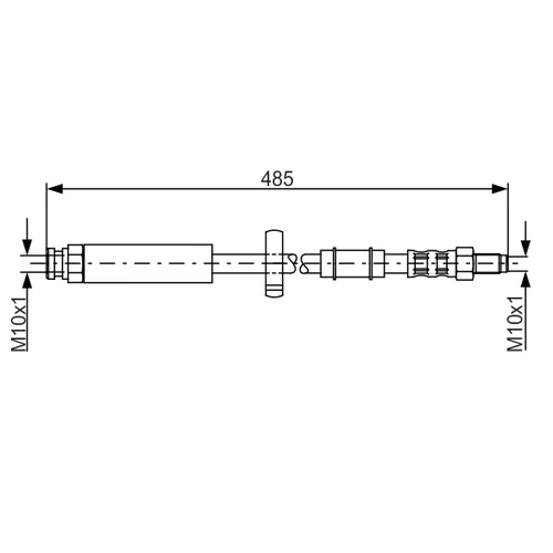 Brzdová hadica BOSCH 1 987 481 063 - obr. 4