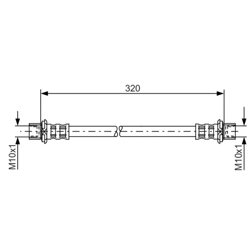 Brzdová hadica BOSCH 1 987 481 181 - obr. 4