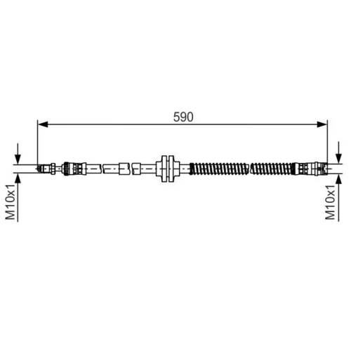 Brzdová hadica BOSCH 1 987 481 516 - obr. 4