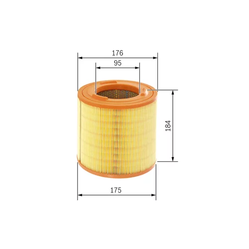 Vzduchový filter BOSCH F 026 400 183 - obr. 4