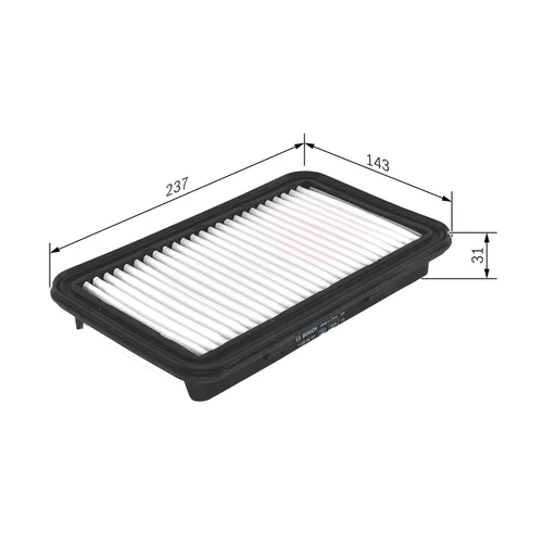 Vzduchový filter F 026 400 191 /BOSCH/ - obr. 4