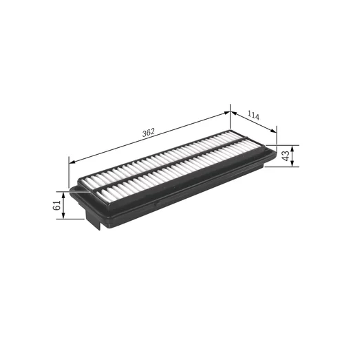 Vzduchový filter BOSCH F 026 400 232 - obr. 4