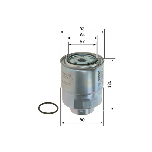 Palivový filter BOSCH F 026 402 063 - obr. 4