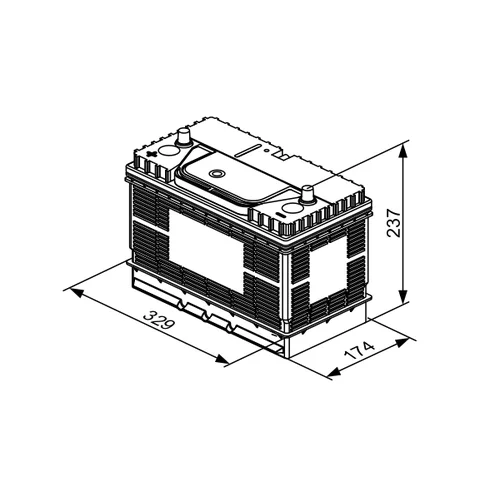 Štartovacia batéria 0 092 T30 500 /BOSCH/