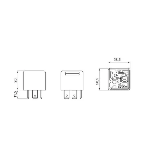 Relé ABS BOSCH 0 332 209 206 - obr. 4